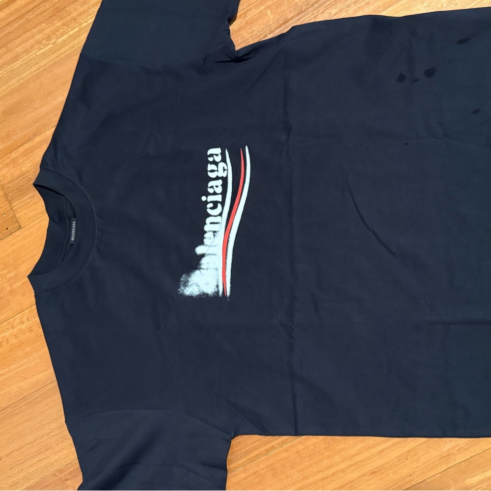 Balenciaga Black Short Sleeve Tee